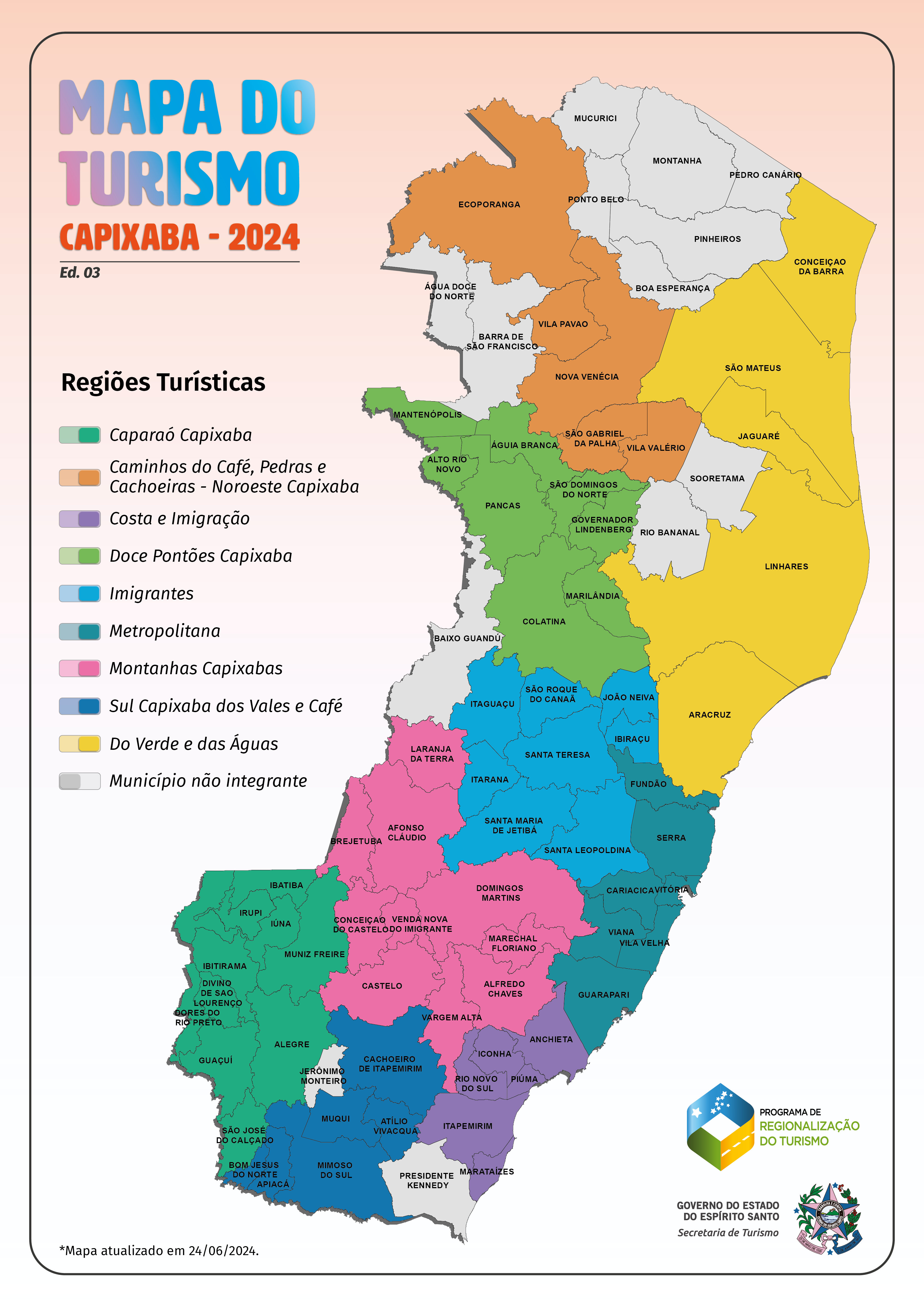 Mapa do Turismo 2024