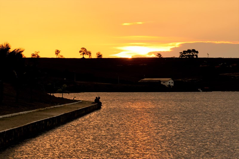 Por do sol Balneário