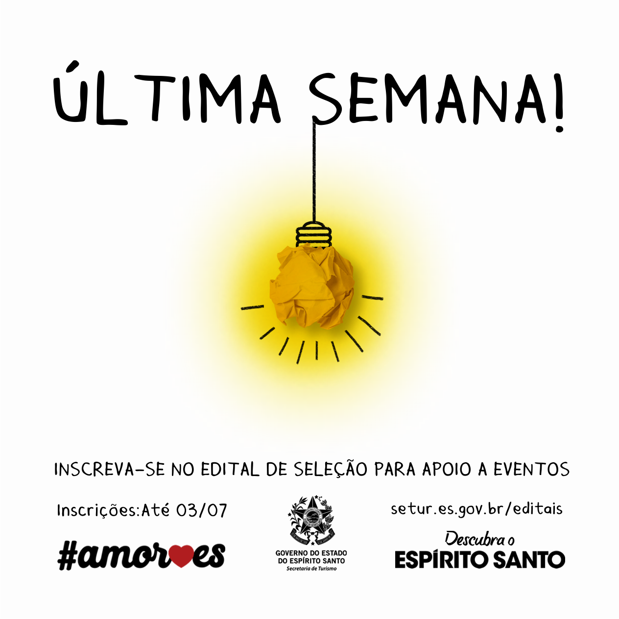 edital ÚLTIMAS SEMANAS