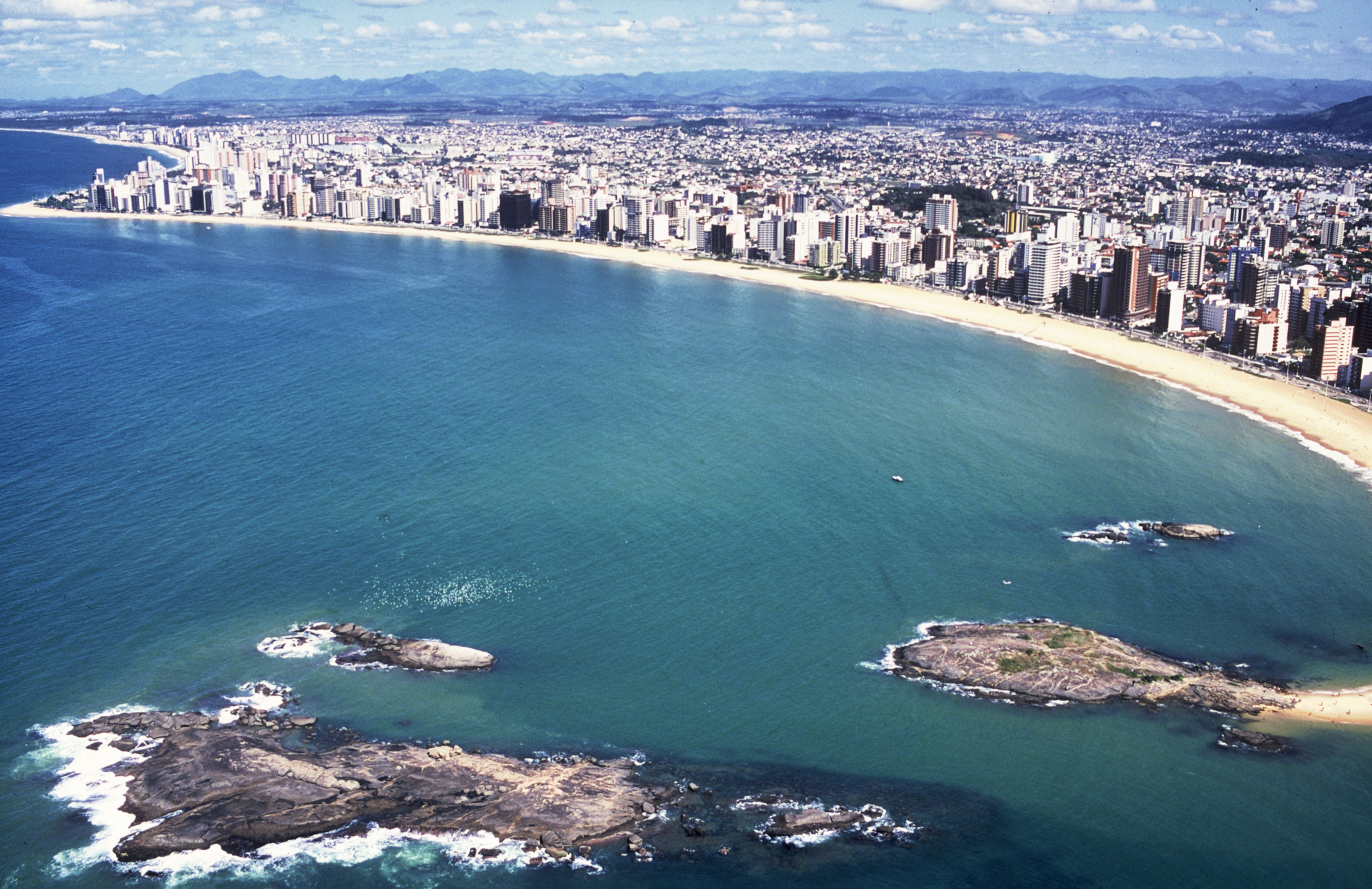 vila velha_praia da costa_aerea_2_tadeu bianconi|||Fotógrafo:Tadeu Bianconi