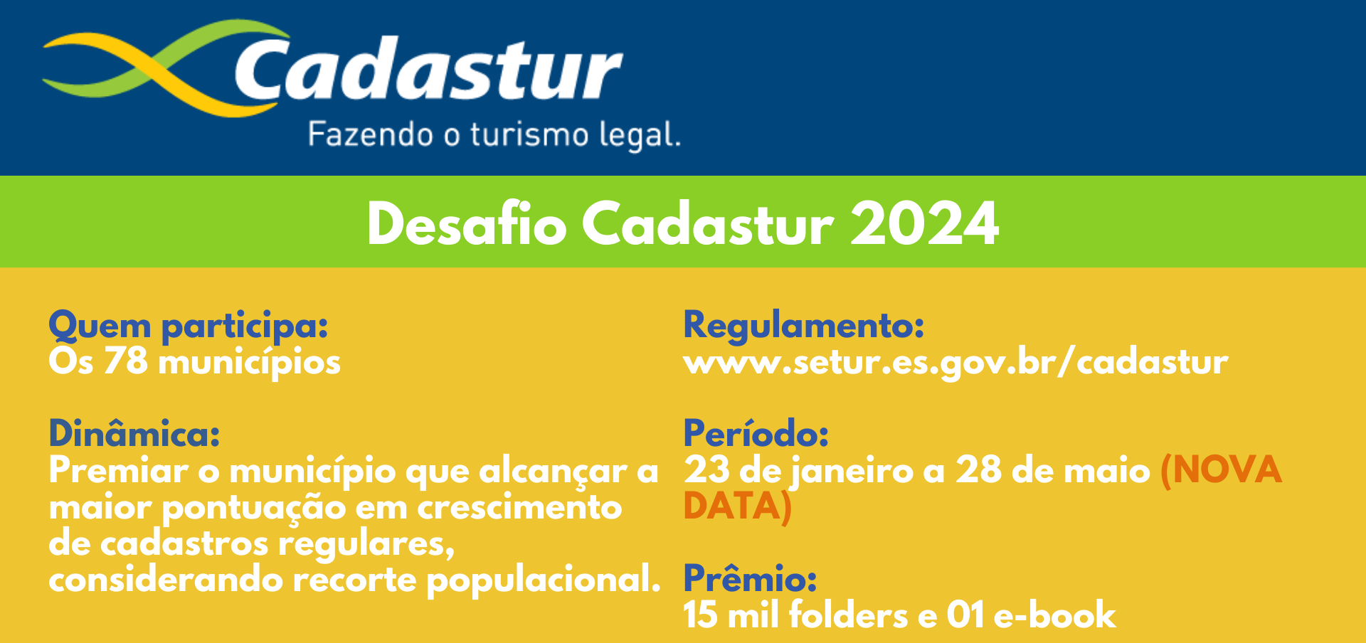 Desafio CADASTUR