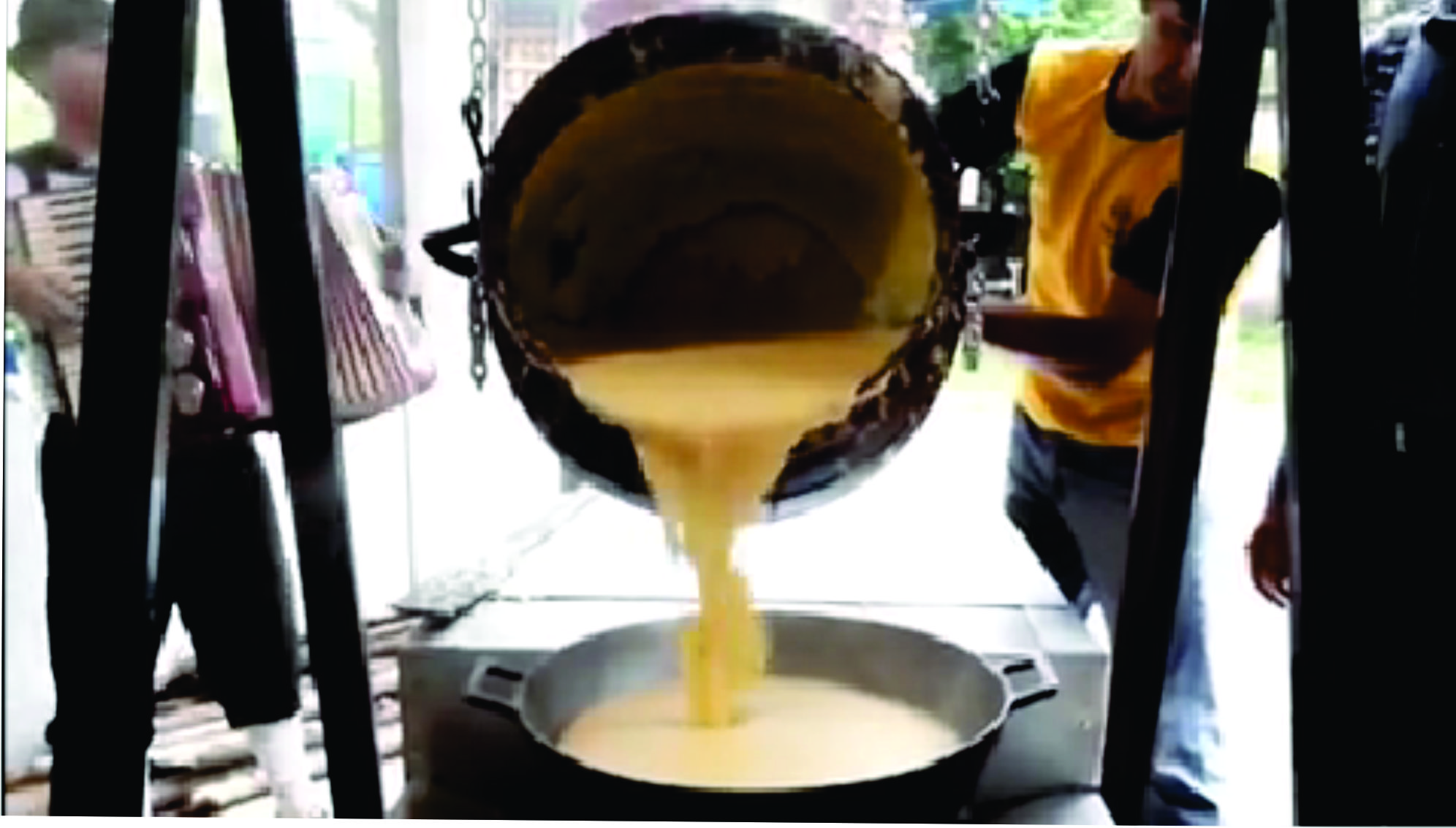 Festitalia - Tombo da Polenta (Foto - PMAC)|||Fotógrafo:Prefeitura de Alfredo Chaves
